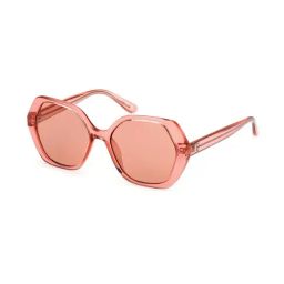Guess GUS82925274SSG Pink UV Protected Hexagon Sunglasses for Women-42