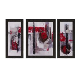 eCraftIndia Set of 3 Abstract Matt Textured UV Art Painting image 2