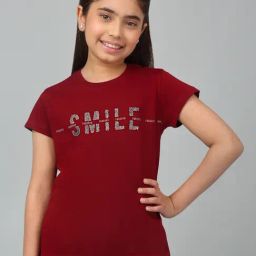 Cantabil Kids Maroon Printed T-Shirt-image-66