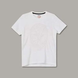 Fame Forever by Lifestyle White Printed Regular Fit T-Shirt-image-84