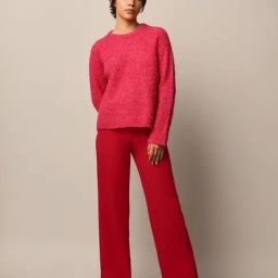 Only Fuchsia Self Design Pullover image 5