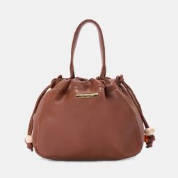 Forever Glam by Pantaloons Brown Textured Medium Handbag-picture-13