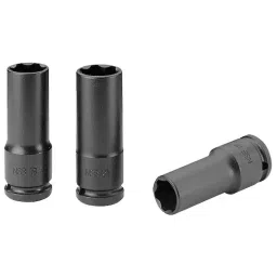 FACOM 12.7 mm (1/2 Inch) Drive Thin Wall Impact Socket Set, NSB.3 (Set of 3)-17