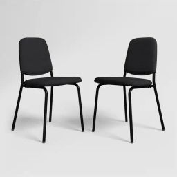 Godrej Interio Kalyx Brown Fabric & Metal Dining Chair - Set of 2-picture-14