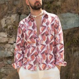 Campus Sutra Multicoloured Regular Fit Printed Shirt-image-95