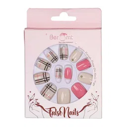 BEROMT Set Of 16 Jelly Stick On Nail Tip With Application Kit - BFN538CN image 1