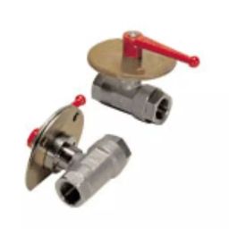 Legris Nickel Plated Brass 2 Way Ball Valve Threaded 1 inch 30.75 mm, 0439 23 34 (Pack of 2 Pcs)-picture-37