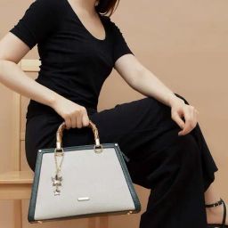 Lifestyle Green Animal Effect Handbag-31