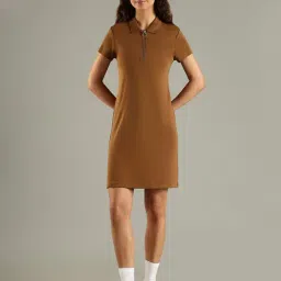 Tommy Hilfiger Brown Cotton Regular Fit Dress-picture-33