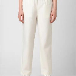 Van Heusen White Cotton Regular Fit Mid Rise Trousers-picture-49