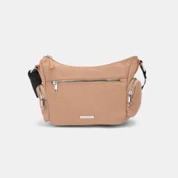 Forever Glam by Pantaloons Beige Solid Medium Sling Handbag-picture-35
