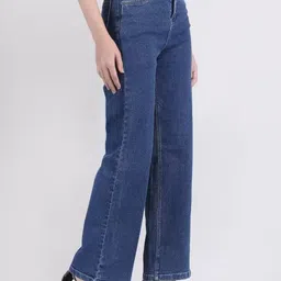Metronaut Women Classic Mid-Rise Low Distress Jeans-picture-14