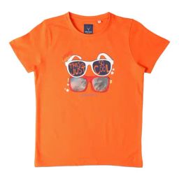Allen Solly Junior Orange Printed T-Shirt-image-91