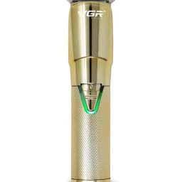 VGR V-903 Professional Corded and Cordless Hair Trimmer - 100 min Runtime (Gold)-16