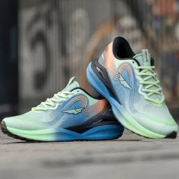 Red Tape Men's City Striders Green & Blue Walking Shoes-image-61