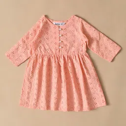 MoMaa Embellished Print A-Line Dress-picture-6