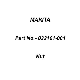 Makita Nut Size 2, Part No 022101-001 (Pack of 200 Pcs)-27