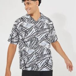 Styli Multicolored Relaxed Fit Printed Shirt-image-15