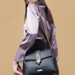 Code by Lifestyle Black Handbag image 2