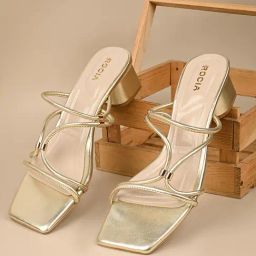 Rocia by Regal Women's Golden Casual Sandals-picture-43