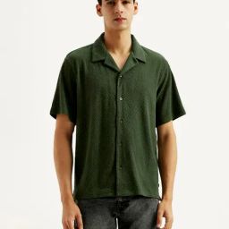 Levi's Men's Self Design Relaxed Fit Camp Shirt-picture-28
