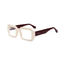 Ted Smith Beige Square Unisex Eyewear Frames-picture-26