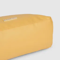 Caprese Yellow PU Structured Shoulder Bag image 5