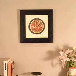 AAKRITI ART CREATIONS Peagent Wall Dcor Frame With Brass Handcrafted Artwork-image-65