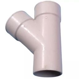Astral Fabricated Single Y 22.5 cm (9 inch) Plastic UPVC Pipe Fittings, F092060015Y-5
