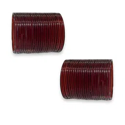 PRIYA KANGAN Set Of 48 Transparent Glass Bangles-24