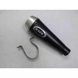 RA Accessories Black Race Slipon Silencer Exhaust for Bajaj Boxer AT-image-56