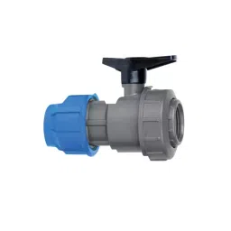 Jain Irrigation Systems Compression Single Union Ball Valve 16 Kg/cm² Pressure & 20 mm Size, PSUV 20HFC-image-86