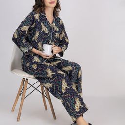 Moomaya Women Printed Night suit-image-65