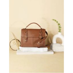 Accessorize London Womens Tan Rookie - Satchel-picture-7