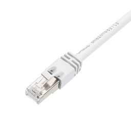 amazon basics Rj45 Cat 7 High-Speed Gigabit Ethernet Patch Internet Cable For Printer, Server - 10Gbps, 600Mhz - White, 10-Foot, White image 2