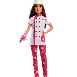 Barbie Pastry Chef Doll with Hat and Cake Slice- Height 28.5 cm (Colors and Decorations May Vary)-48