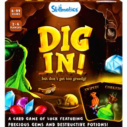Skillmatics Card & Board Game Dig in Fun & Fast Paced Game of Strategy - 75 Cards-picture-5