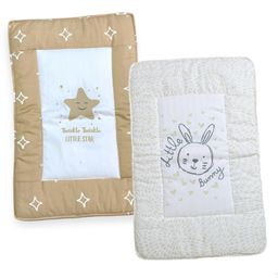 Carerio Pure Cotton Baby Mats With Twinkle Star and Little Bunny Print - Multicolour-image-9