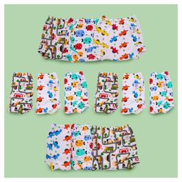 SuperBottoms  Kids Pack of 12 Super Dry Feel Semi Waterproof Padded Briefs Upgraded Version Size2-20