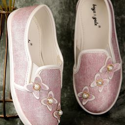 boyz n galz Butterfly Applique Detailed Casual Shoes - Pink-image-91