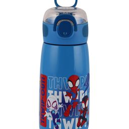 Cello Flare Stainless Steel Sipper Water Bottle With Web Warriors Print - 450 ml(Color May Vary)-image-91