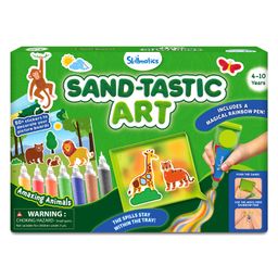 Skillmatics Sand Art Activity - Animals, Create & Stick 50+ Colorful Stickers, Creative Craft Kits & Supplies for Kids, Gifts for Girls & Boys-20