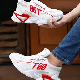 VATELIO Men White Mesh Casual Shoes-picture-34