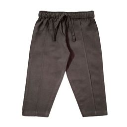 SNOWFLAKES Kids Solid Relaxed Fit Trousers-5