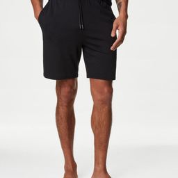 Marks & Spencer Men Cotton Lounge Shorts-image-55