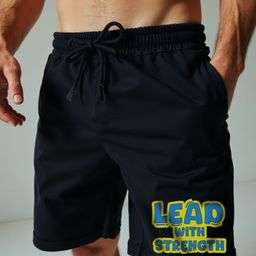 Mad Over Men Typography Printed Loose Fit Cotton Shorts-image-97