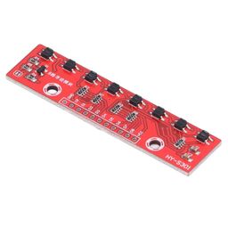 8 Channel Line Tracking Module QTR-8RC Line Following Reflectance IR Sensor Array Infrared Detector Hunt Module Infrared Detection Sensor Module - RS22808 Channel Line Tracking Module QTR-8RC Line Following Reflectance IR Sensor Array Infrared Detector Hunt Module Infrared Detection Sensor Module - RS2280-14