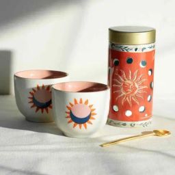 Freedom Tree Orange Metal Enamel & Ceramic Gift Set-image-32