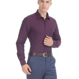 Arrow Purple Full Sleeves Shirt-picture-41