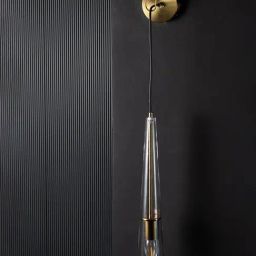 Whispering Homes Modern Crystal Glass Baseball Bat Sconce Lamp-41